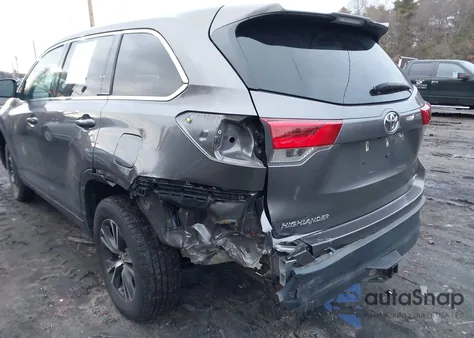 2018 Toyota Highlander Le from USA, damaged, VIN 5TDBZRFH7JS872108
